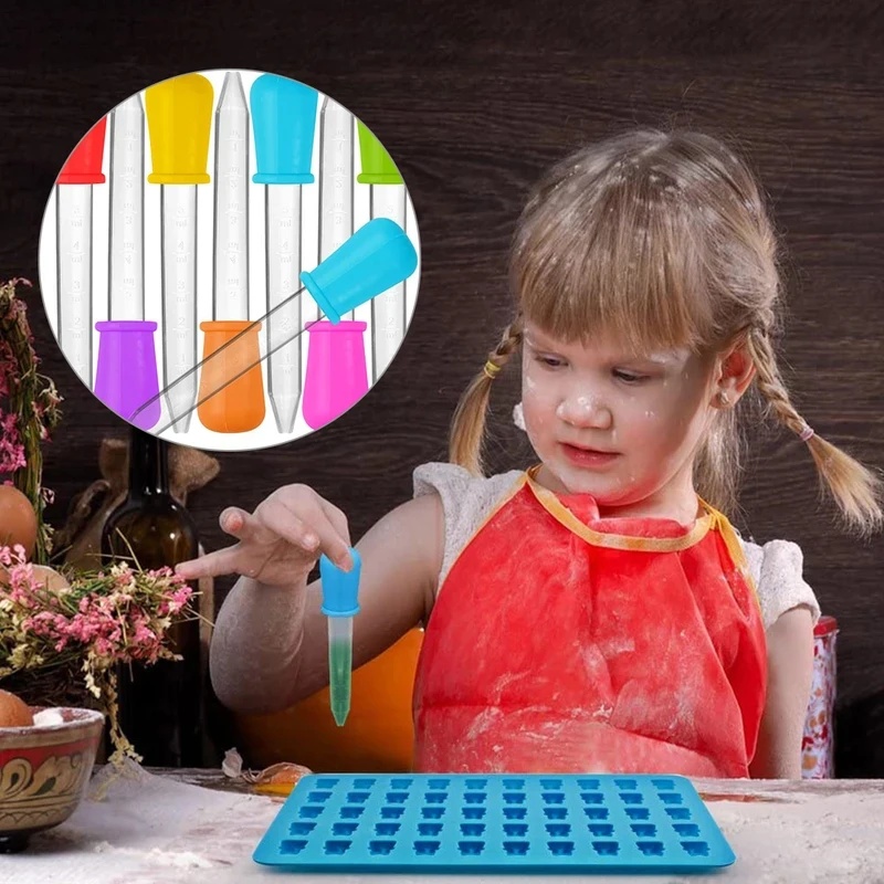 Feeding - 3-21 buah Pipet Tetes Silikon Plastik