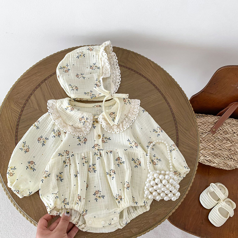 Baju monyet bayi perempuan bar - Newborn Baby Girl Romper Floral ulasan dan harga