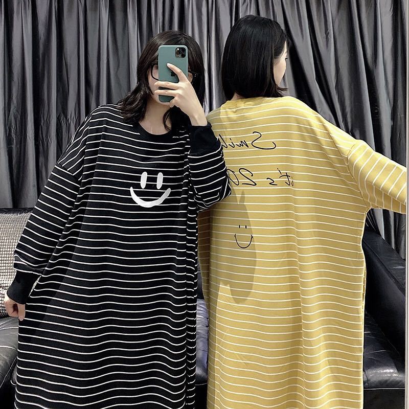Piyama Korea bergaris-garis wa - Maternity Wear ulasan dan harga